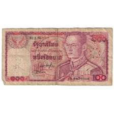 Banknote, Thailand, 100 Baht, Undated (1978), KM:89, VG(8-10)