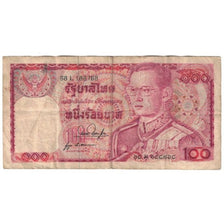 Banknote, Thailand, 100 Baht, Undated (1978), KM:89, VF(20-25)