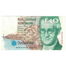 Billet, République d'Irlande, 10 Pounds, Undated (1993-99), KM:76b, TTB