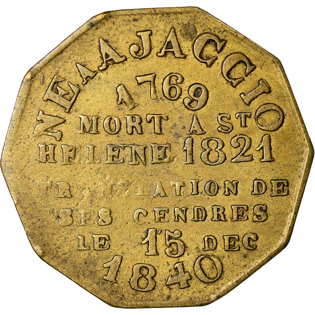 France, Médaille, Translation des Cendres de Napoléon Ier aux Invalides