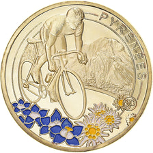 France, Token, Touristic token, Pyrénées, Col de l'Aubisque, MS(65-70), Copper