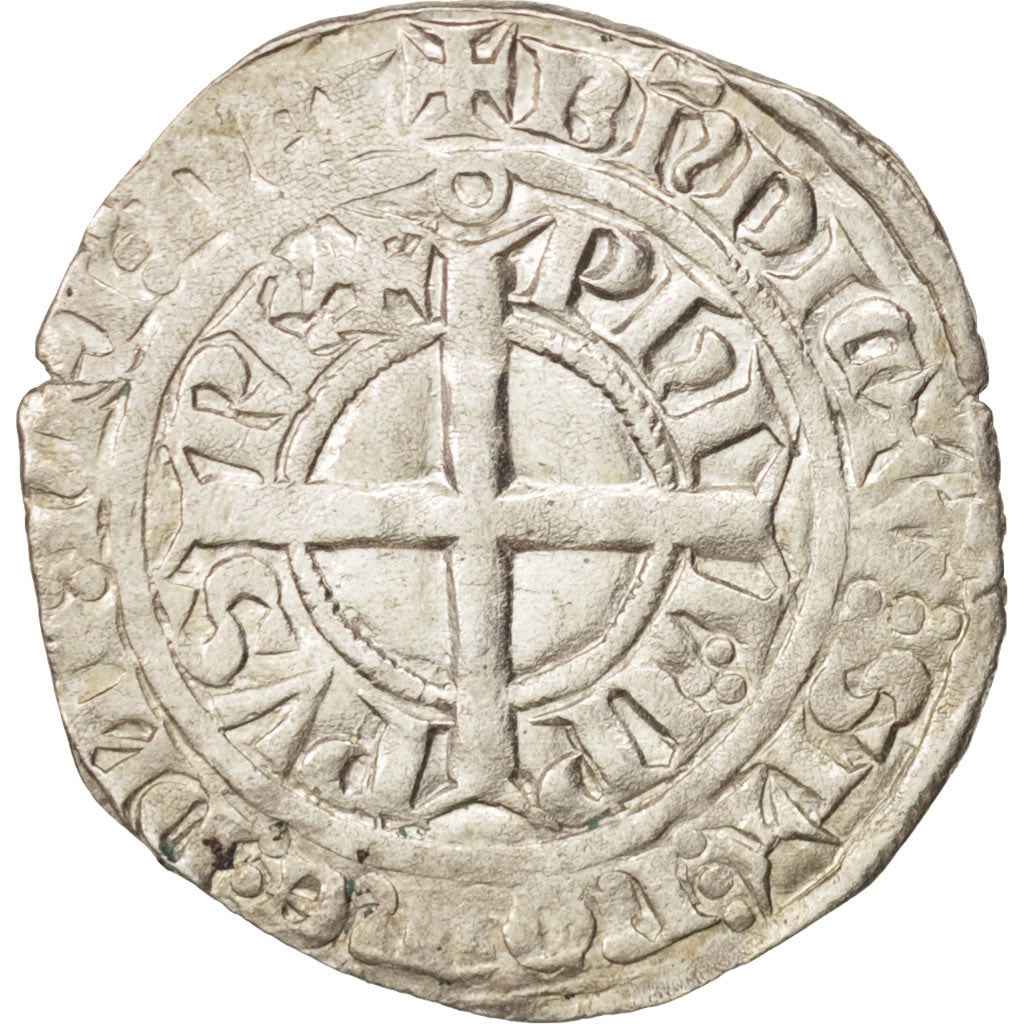 Monnaie, France, Philippe VI, Gros à la Couronne, TTB, Argent, Duplessy:262A