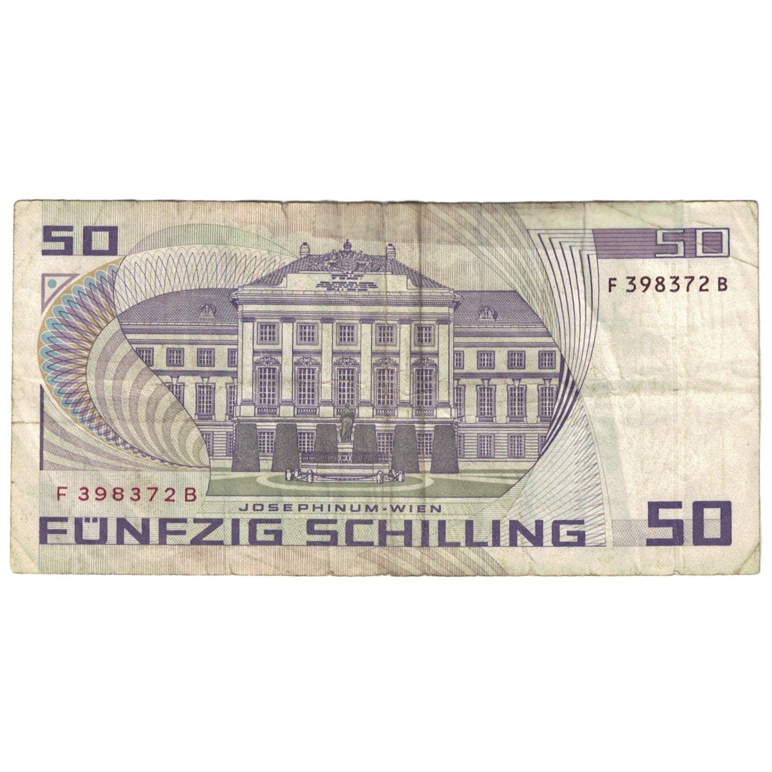 Banknote, Austria, 50 Schilling, 1987, 1986-01-02, KM:149, VG(8-10)