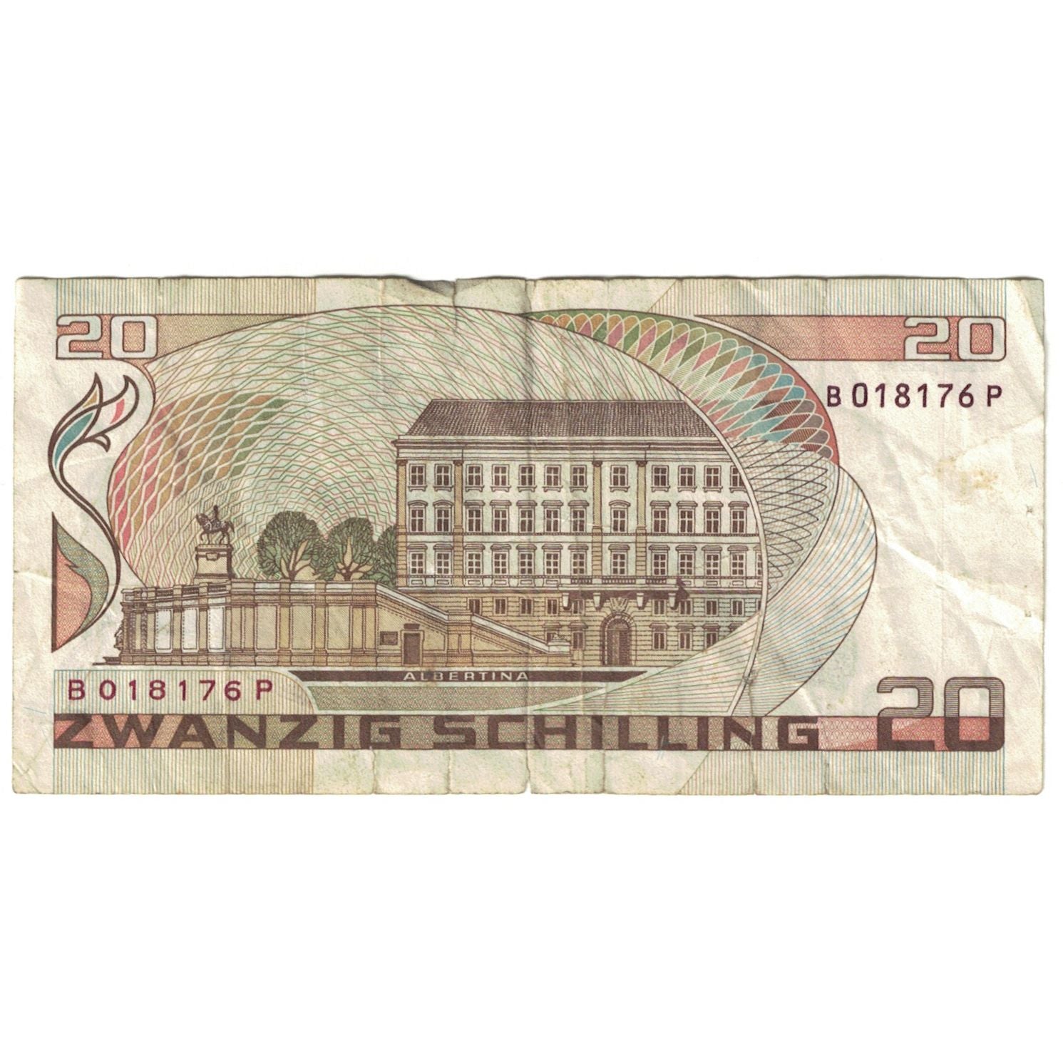 Billete, 20 Schilling, Austria, 1986-10-01, KM:148, RC