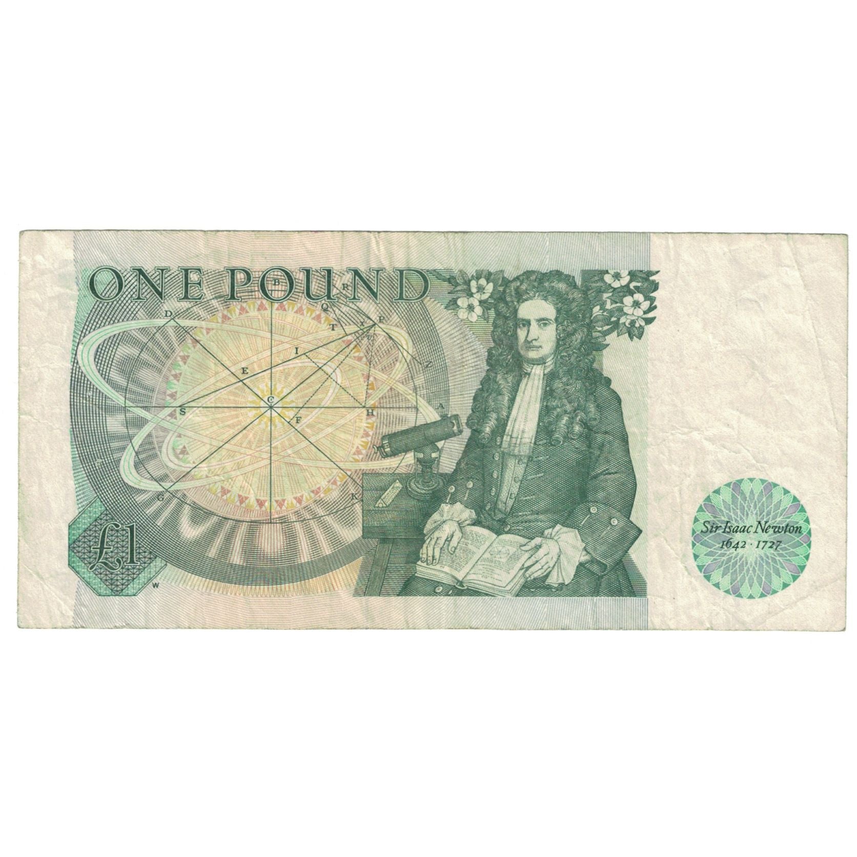 Banknote, Great Britain, 1 Pound, Undated (1978-84), KM:377b, AU(55-58)