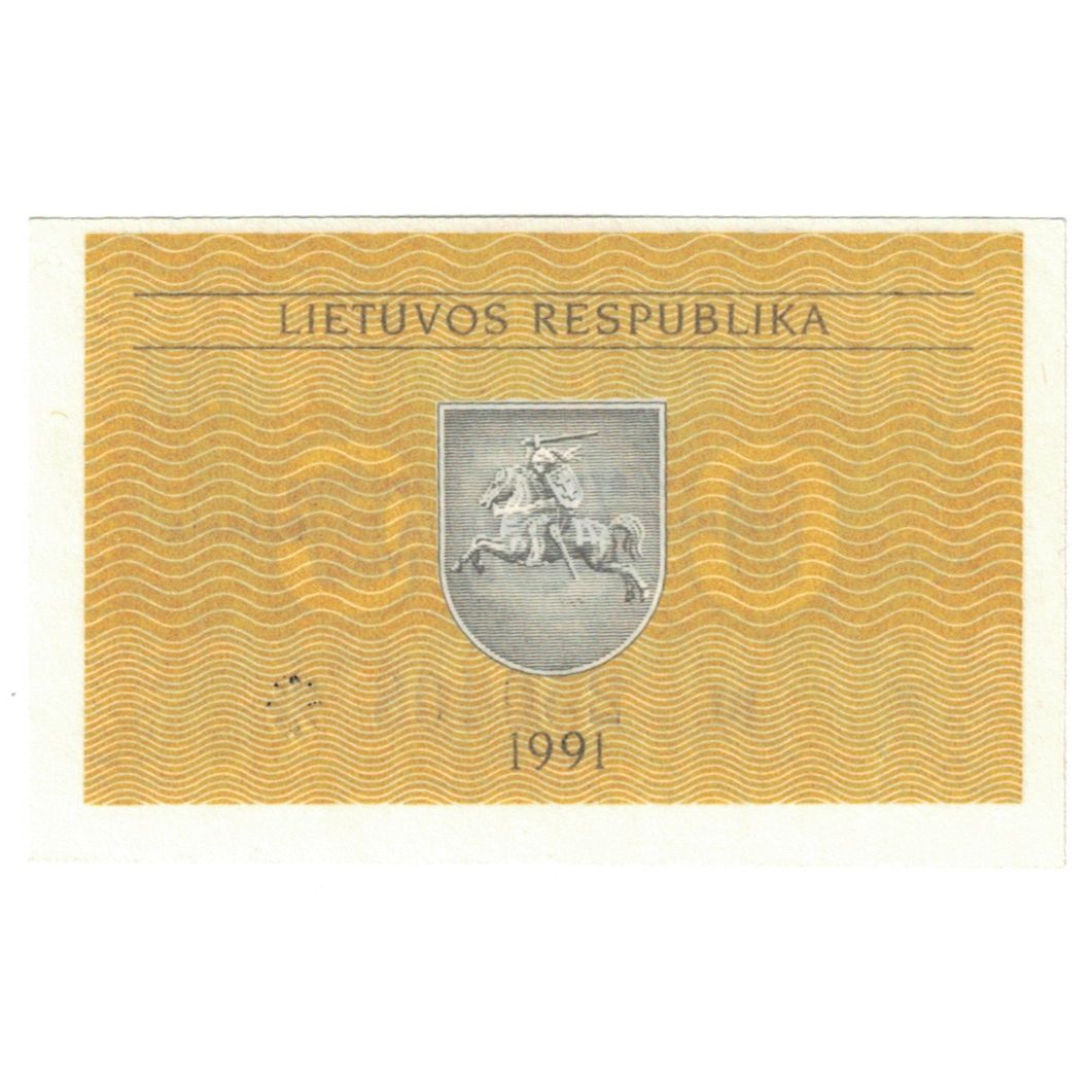 Banknote, Lithuania, 0.50 Talonas, 1991, KM:31b, UNC(65-70)