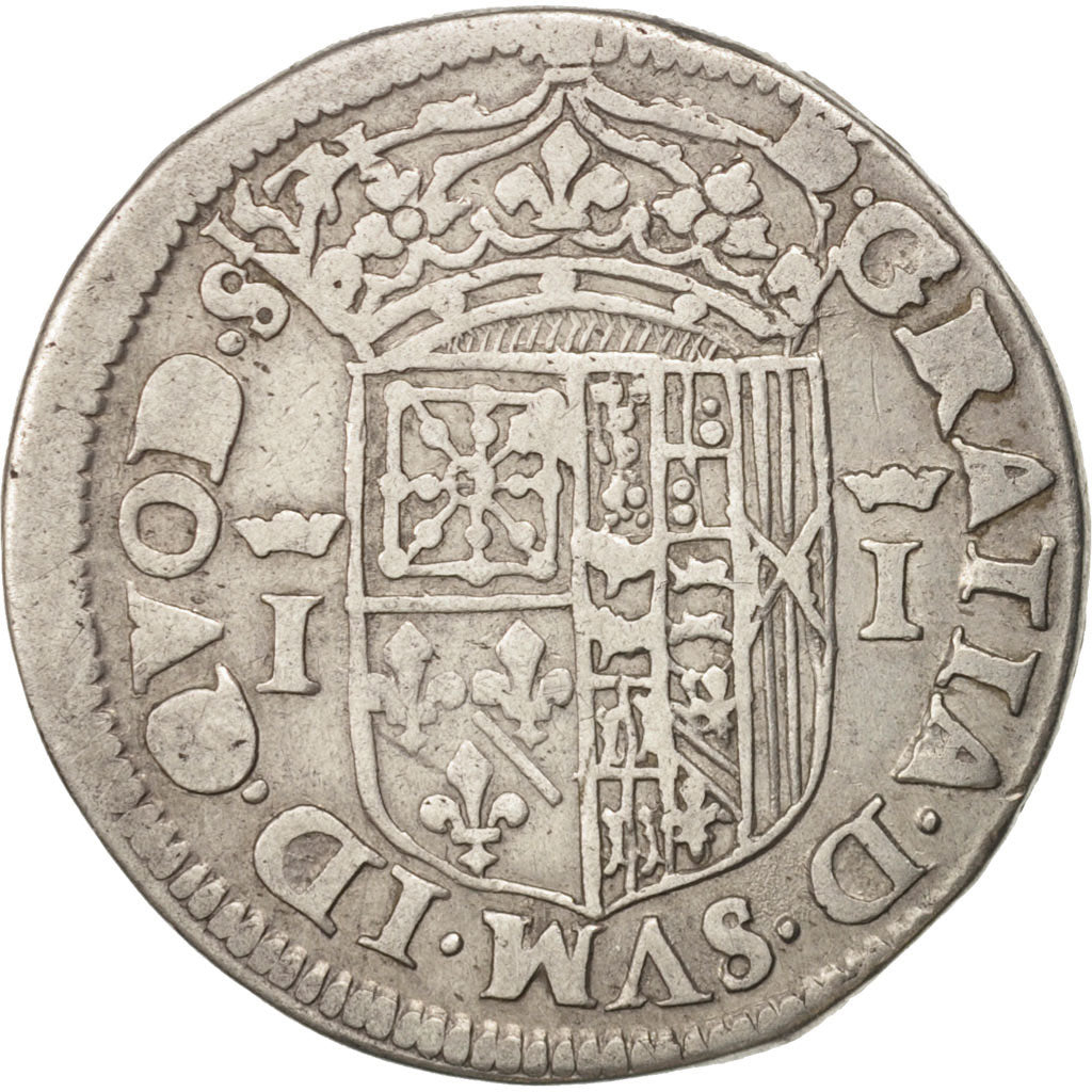 Francia, Béarn, Jeanne d'Albret, Teston, 1571, Pau, Argento, Boudeau:594