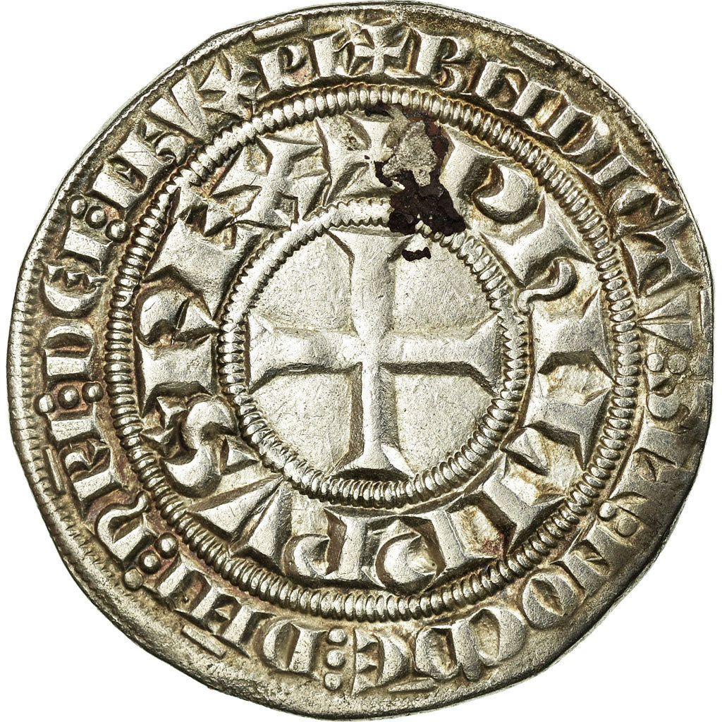 Münze, Frankreich, Philip V, Gros Tournois, SS+, Silber, Duplessy:238