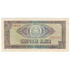 Billete, 5 Lei, Rumanía, KM:93a, BC