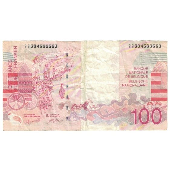 Banconote, Belgio, 100 Francs, KM:147, BB