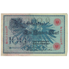 Banknote, Germany, 100 Mark, 1908, 1908-02-07, KM:33a, AU(55-58)