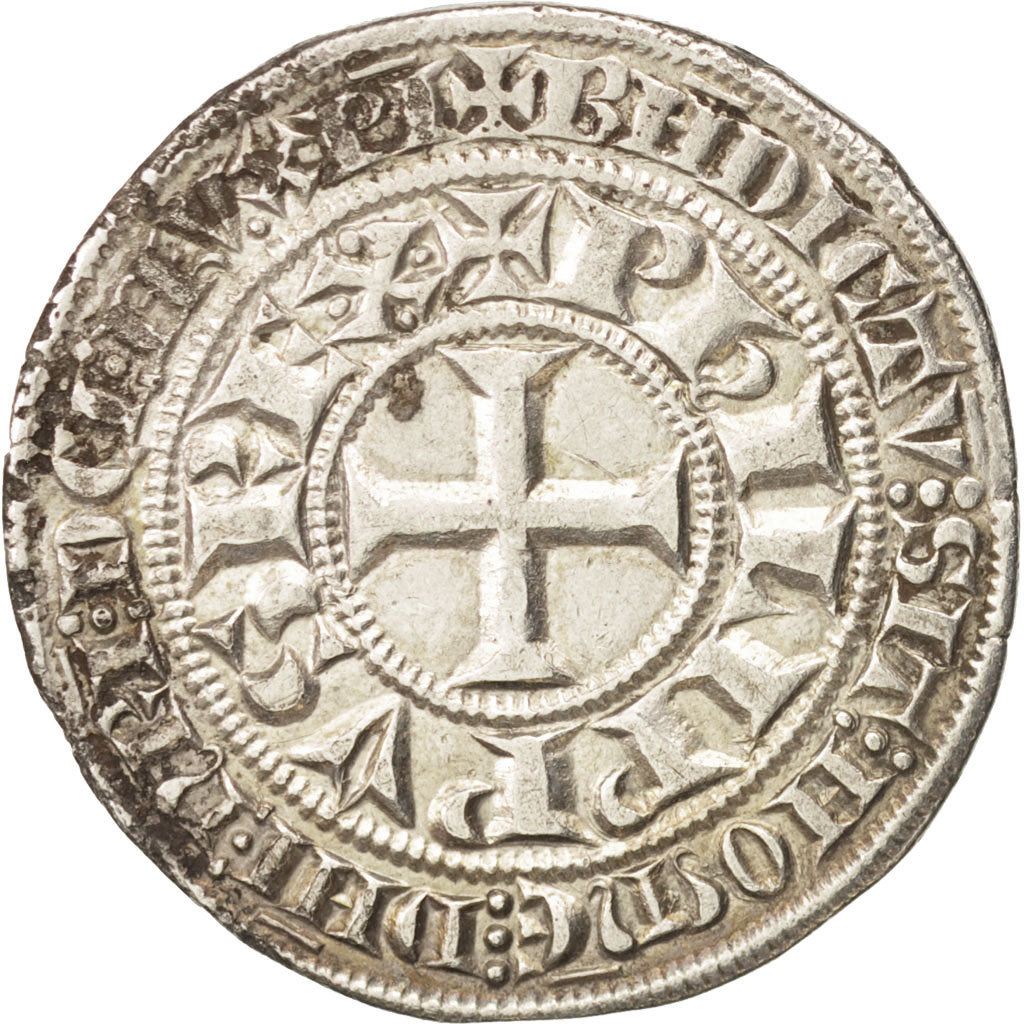 Francia, Philip IV, Gros Tournois, BB+, Argento, Duplessy:213