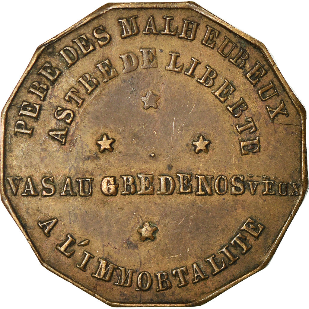 France, Medal, Mort de Jacques Lafitte, Politics, Society, War, 1844, AU(50-53)