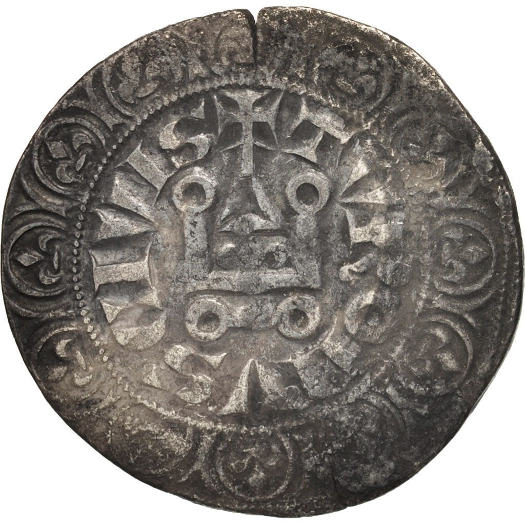 Coin, France, Philip IV, Gros Tournois, VF(20-25), Silver, Duplessy:213