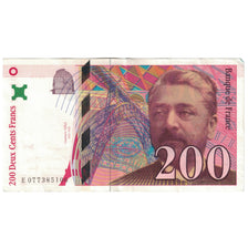 France, 200 Francs, Eiffel, 1999, E.077, AU(55-58), Fayette:75.5, KM:159b