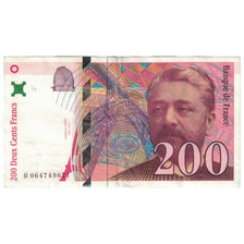 France, 200 Francs, Eiffel, 1997, H.064, VF(20-25), Fayette:75.4b, KM:159b