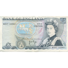 Billet, Grande-Bretagne, 5 Pounds, KM:378b, SPL