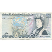 Banknote, Great Britain, 5 Pounds, KM:378b, UNC(63)