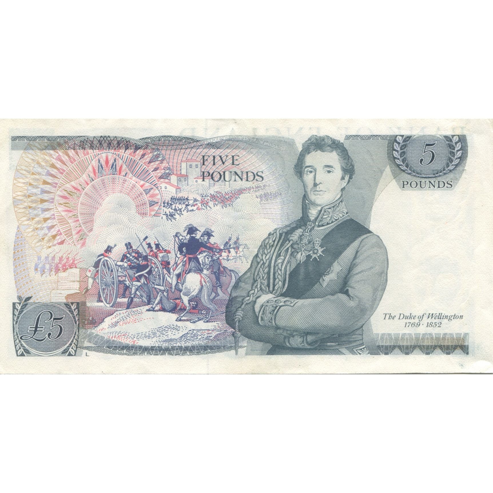 Billet, Grande-Bretagne, 5 Pounds, KM:378b, SPL