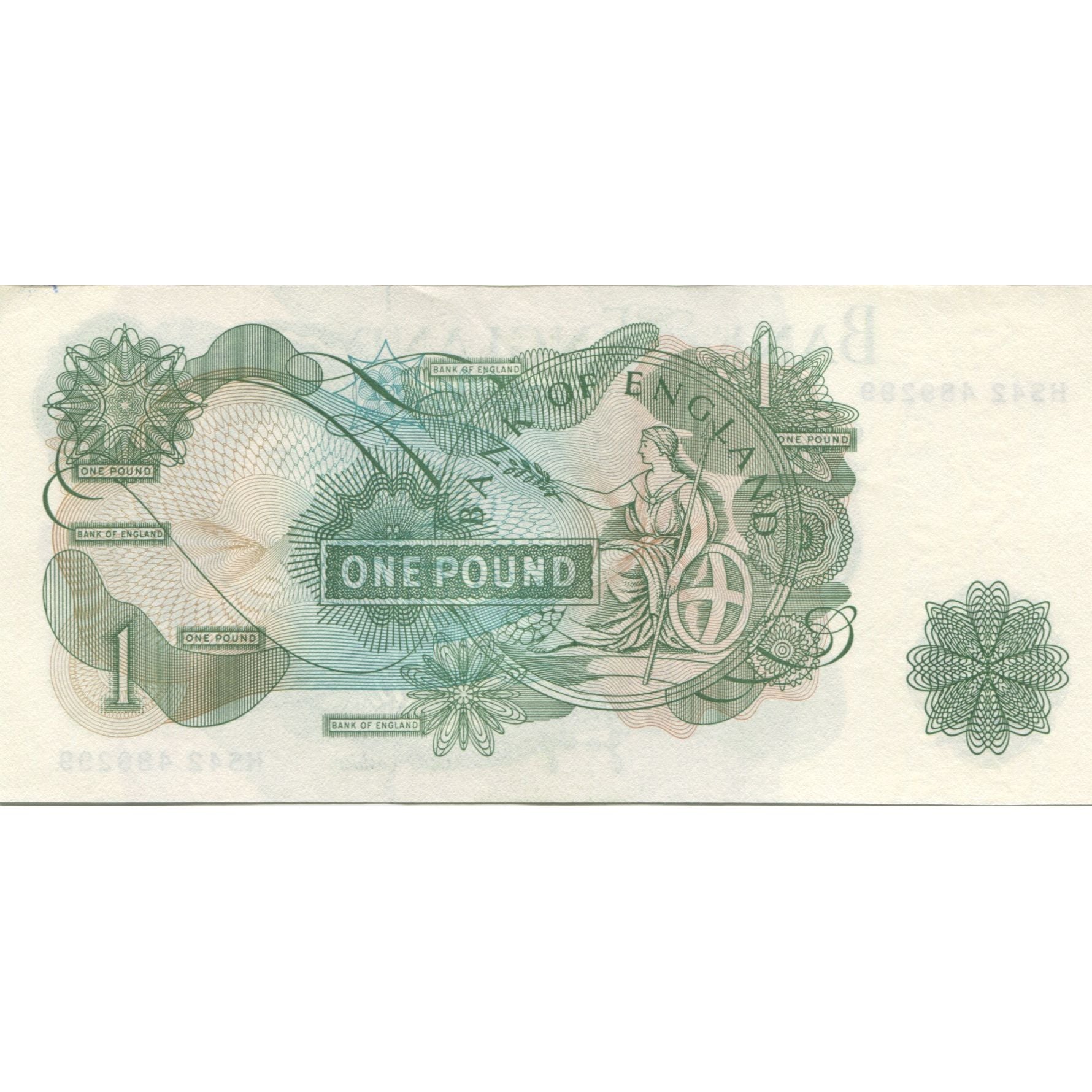 Banknote, Great Britain, 1 Pound, KM:374g, UNC(63)
