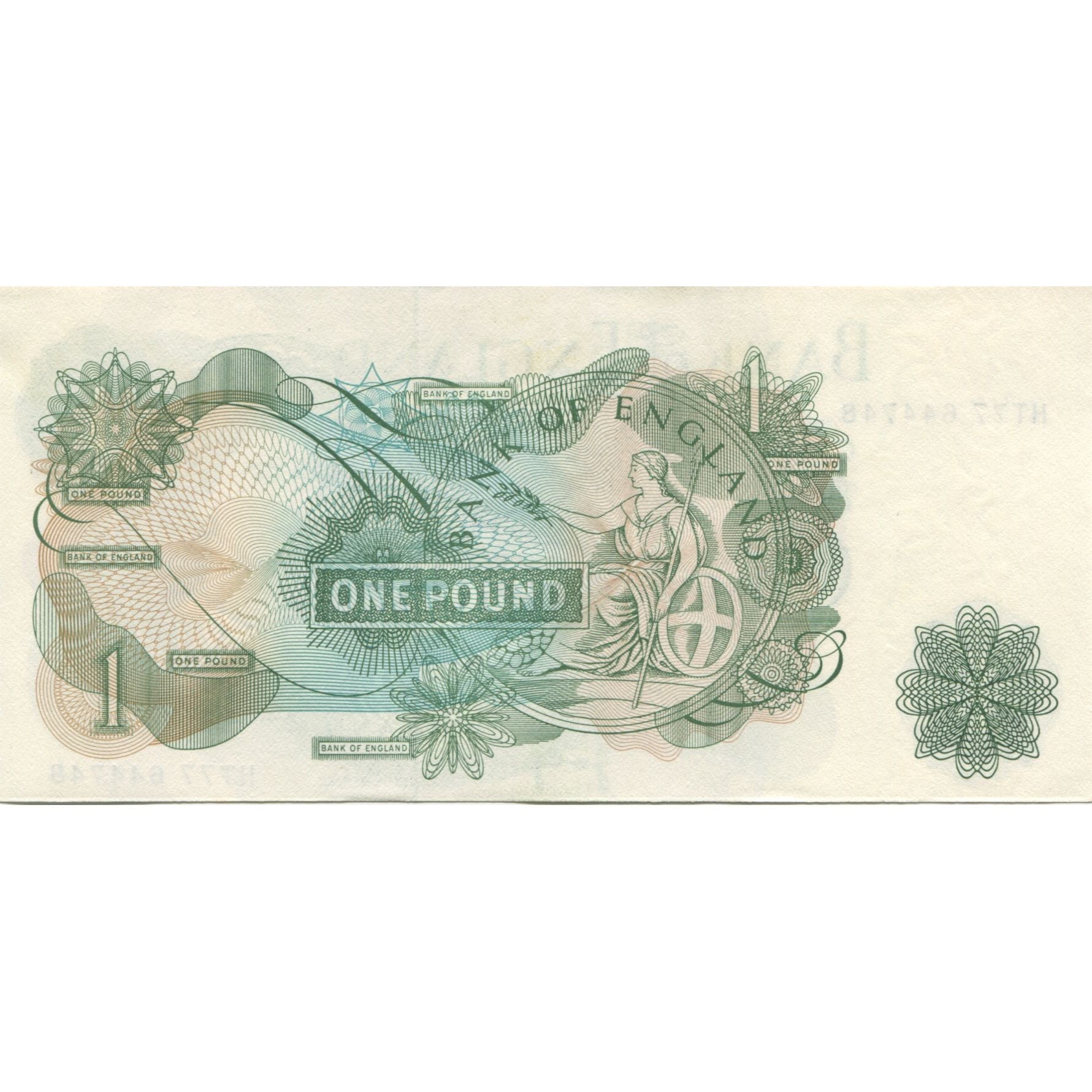 Banknote, Great Britain, 1 Pound, KM:374g, UNC(65-70)