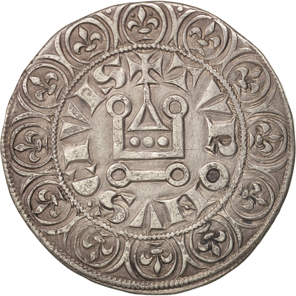 Coin, France, Gros Tournois, AU(50-53), Silver, Duplessy:190A