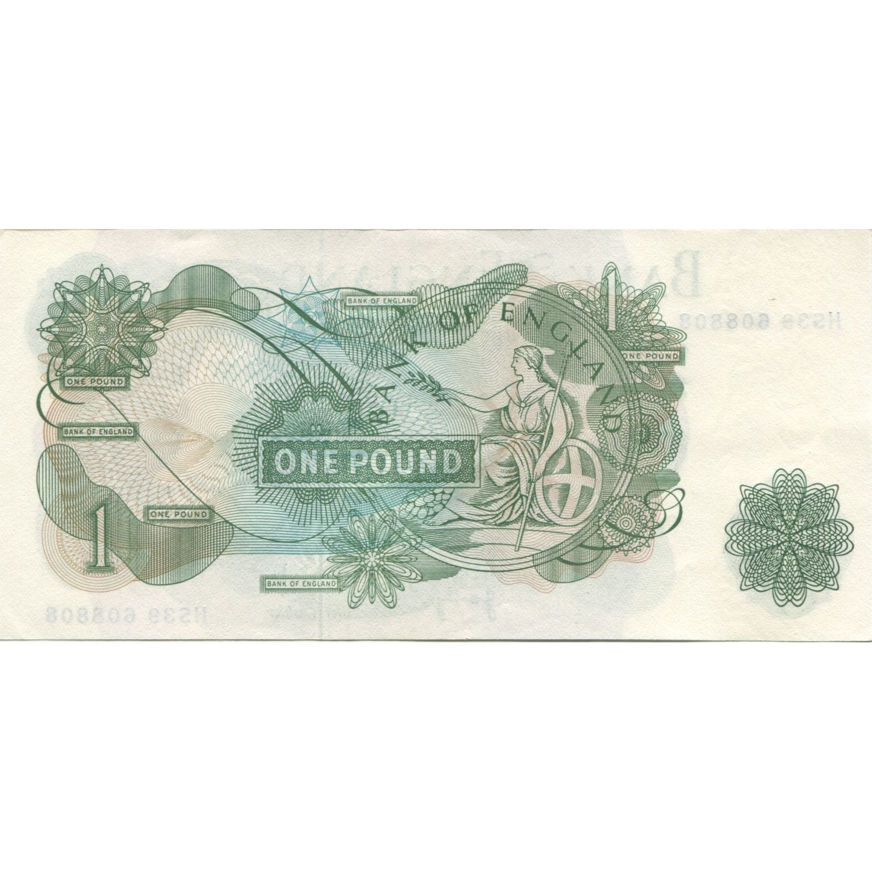 Banknote, Great Britain, 1 Pound, Undated (1978-84), KM:377b, AU(55-58)