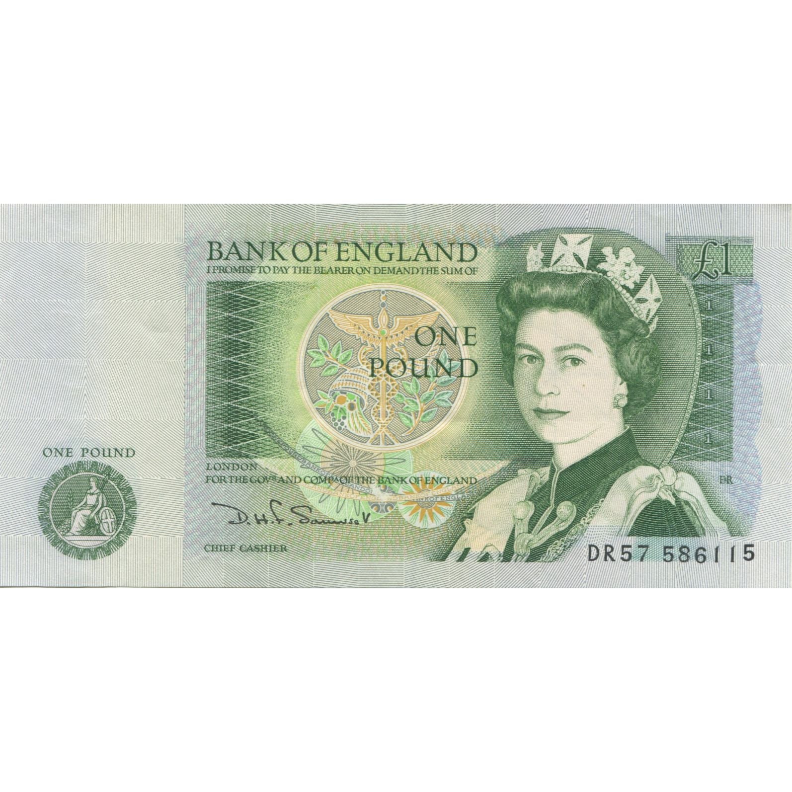 Banknote, Great Britain, 1 Pound, Undated (1978-84), KM:377b, UNC(65-70)