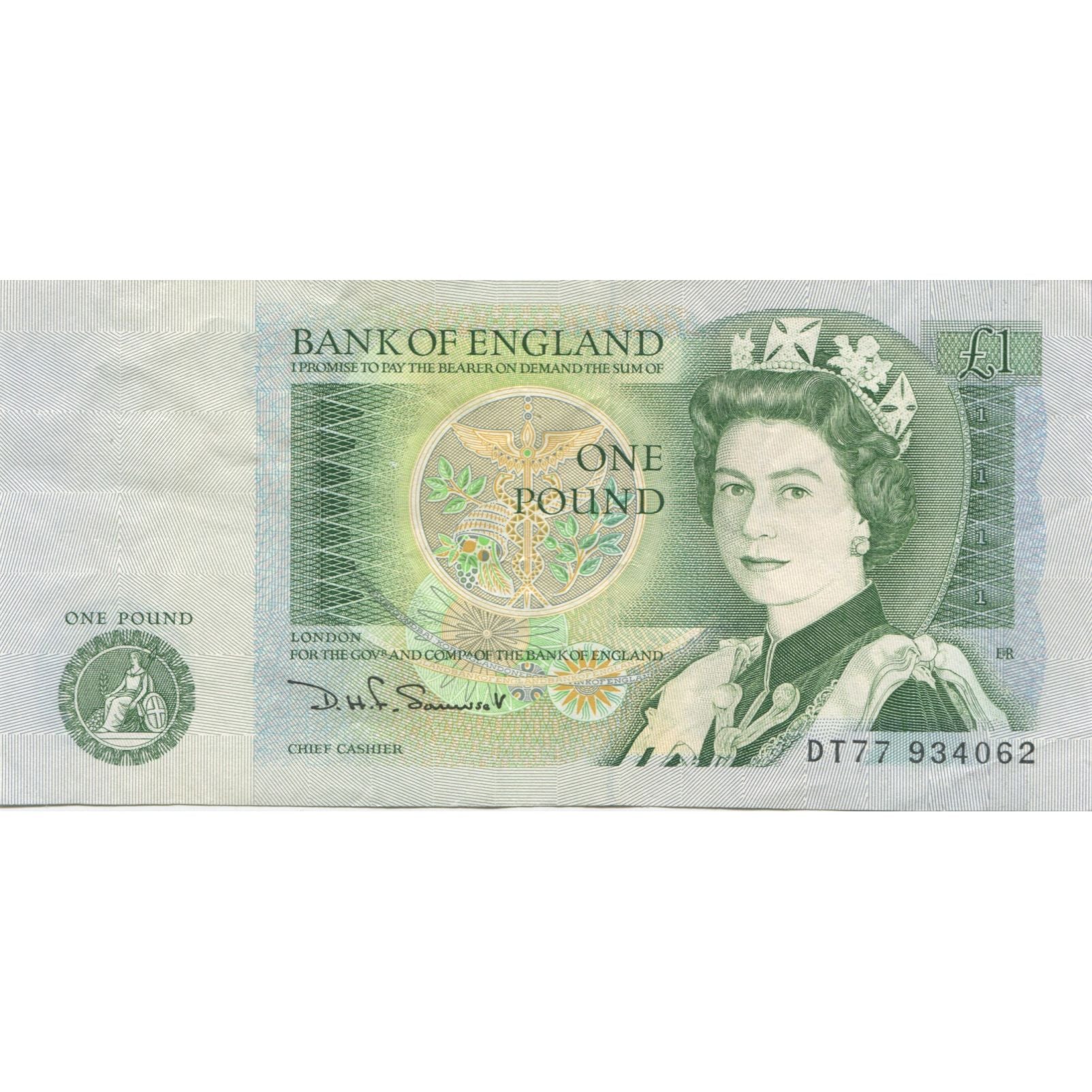 Banknote, Great Britain, 1 Pound, Undated (1978-84), KM:377b, UNC(63)