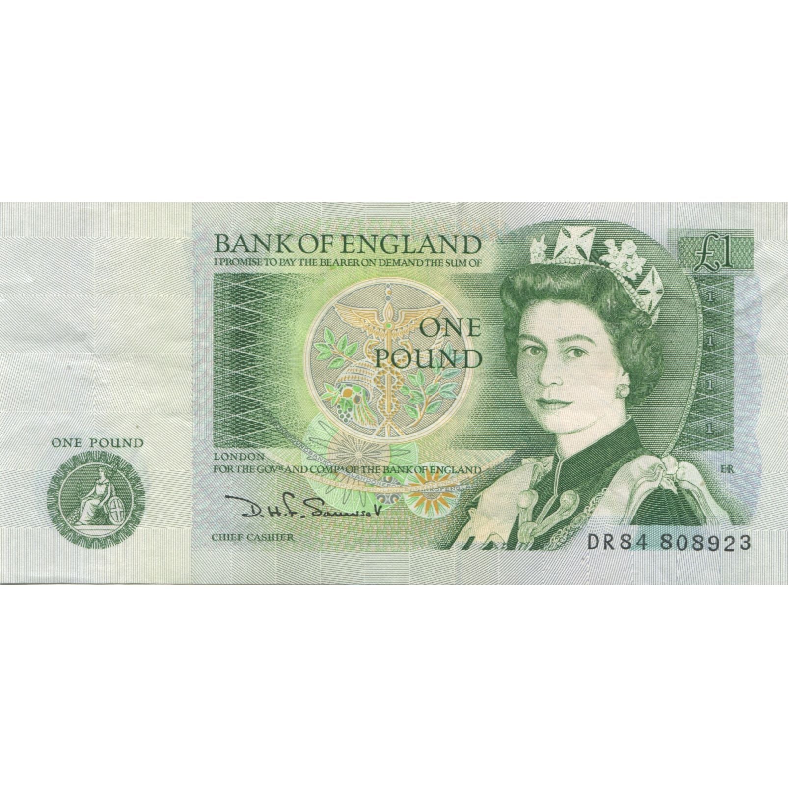 Banknote, Great Britain, 1 Pound, Undated (1978-84), KM:377b, UNC(63)