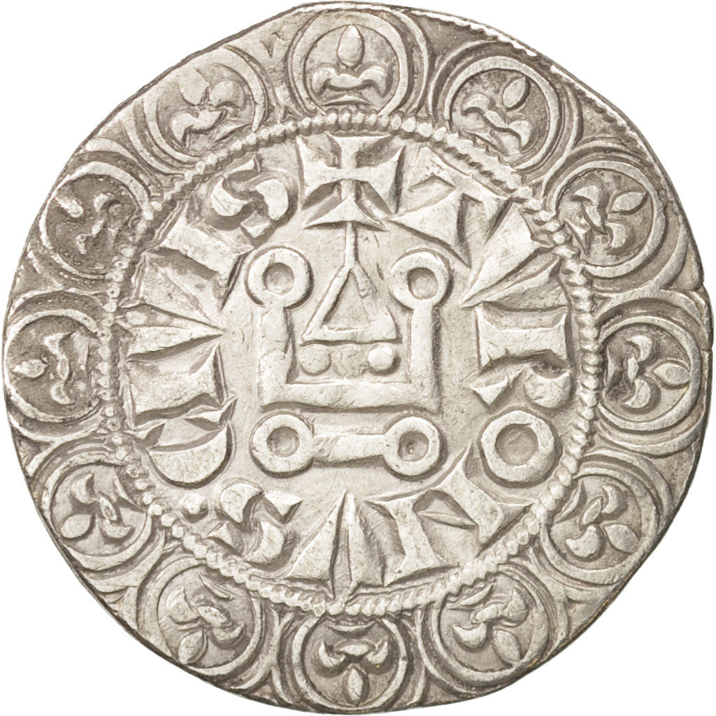 France, Philippe IV, Gros Tournois, AU(50-53), Silver, Duplessy:213B