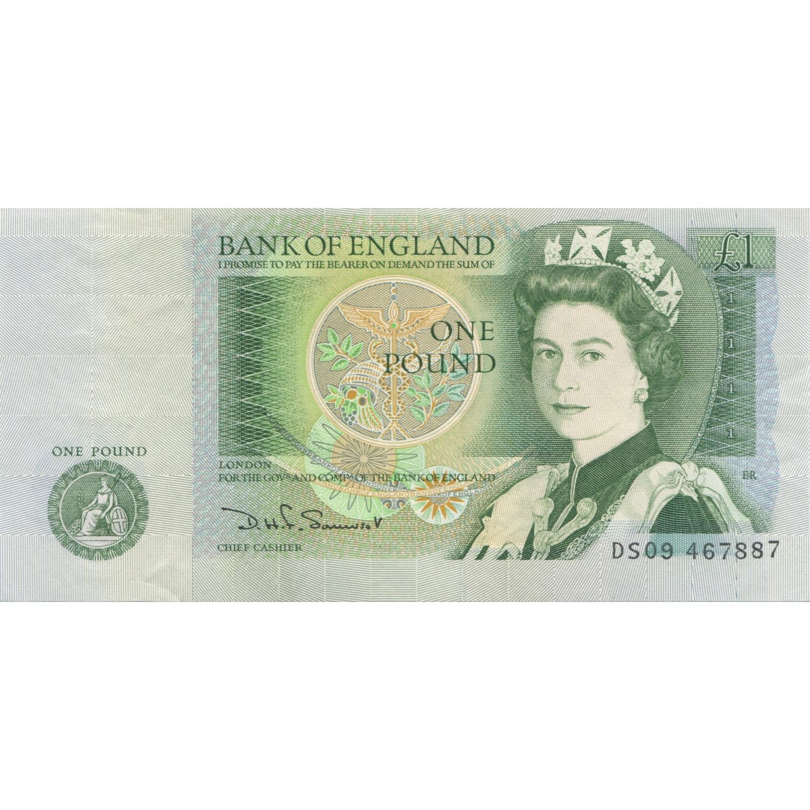 Banknote, Great Britain, 1 Pound, Undated (1978-84), KM:377b, UNC(63)