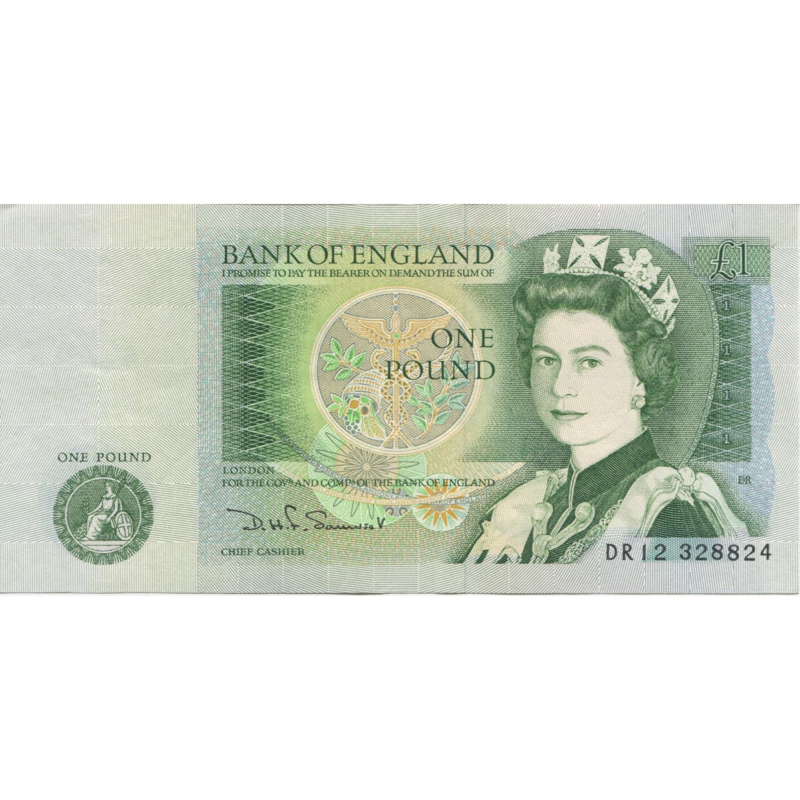 Banknote, Great Britain, 1 Pound, Undated (1978-84), KM:377b, UNC(65-70)