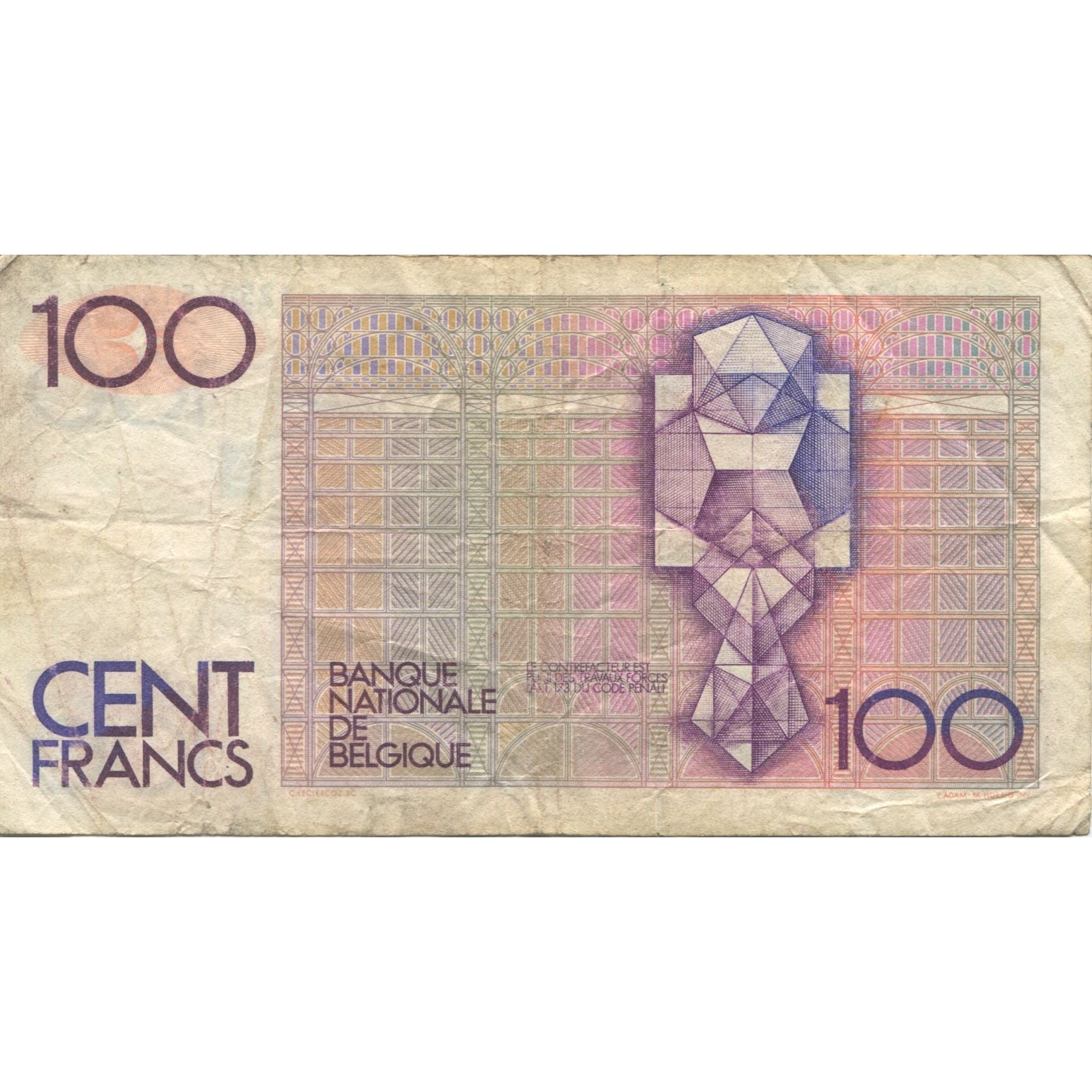 Banknote, Belgium, 100 Francs, KM:142a, VG(8-10)