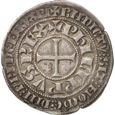 France, Philippe IV, Gros Tournois, EF(40-45), Silver, Duplessy:213