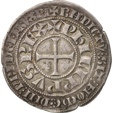 France, Philippe IV, Gros Tournois à l'O rond, TTB, Argent, Duplessy:213