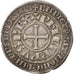 France, Philippe IV, Gros Tournois, EF(40-45), Silver, Duplessy:213