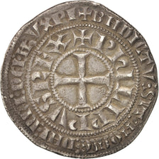 Munten, Frankrijk, Filip IV, Gros Tournois, ZF+, Zilver, Duplessy:213