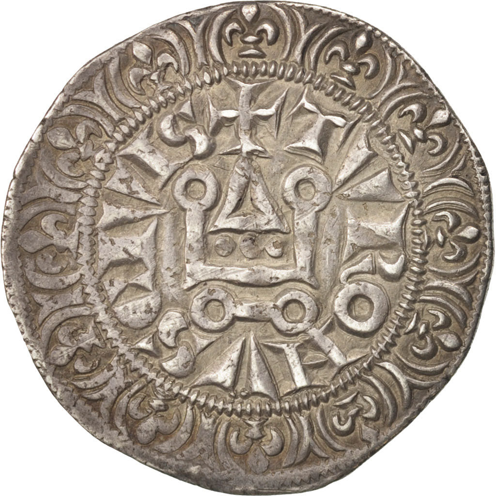 Coin, France, Philip IV, Gros Tournois, AU(50-53), Silver, Duplessy:213