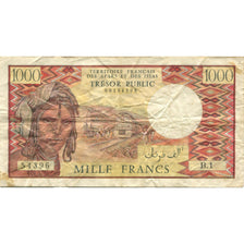 Banknote, Djibouti, 1000 Francs, Undated (1979), KM:37a, VF(20-25)