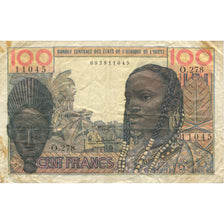 Billet, Afrique-Occidentale française, 100 Francs, 1956, 1956-10-23, KM:46, B