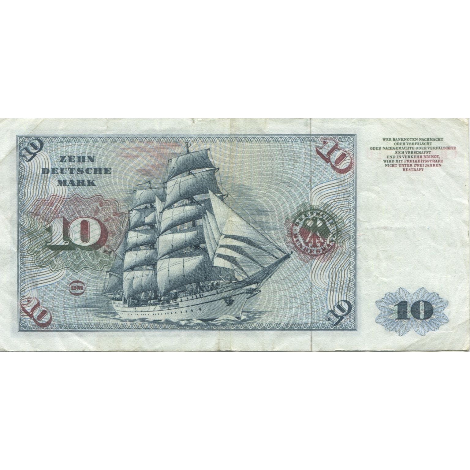 Banknote, GERMANY - FEDERAL REPUBLIC, 10 Deutsche Mark, 1977, 1977-06-02