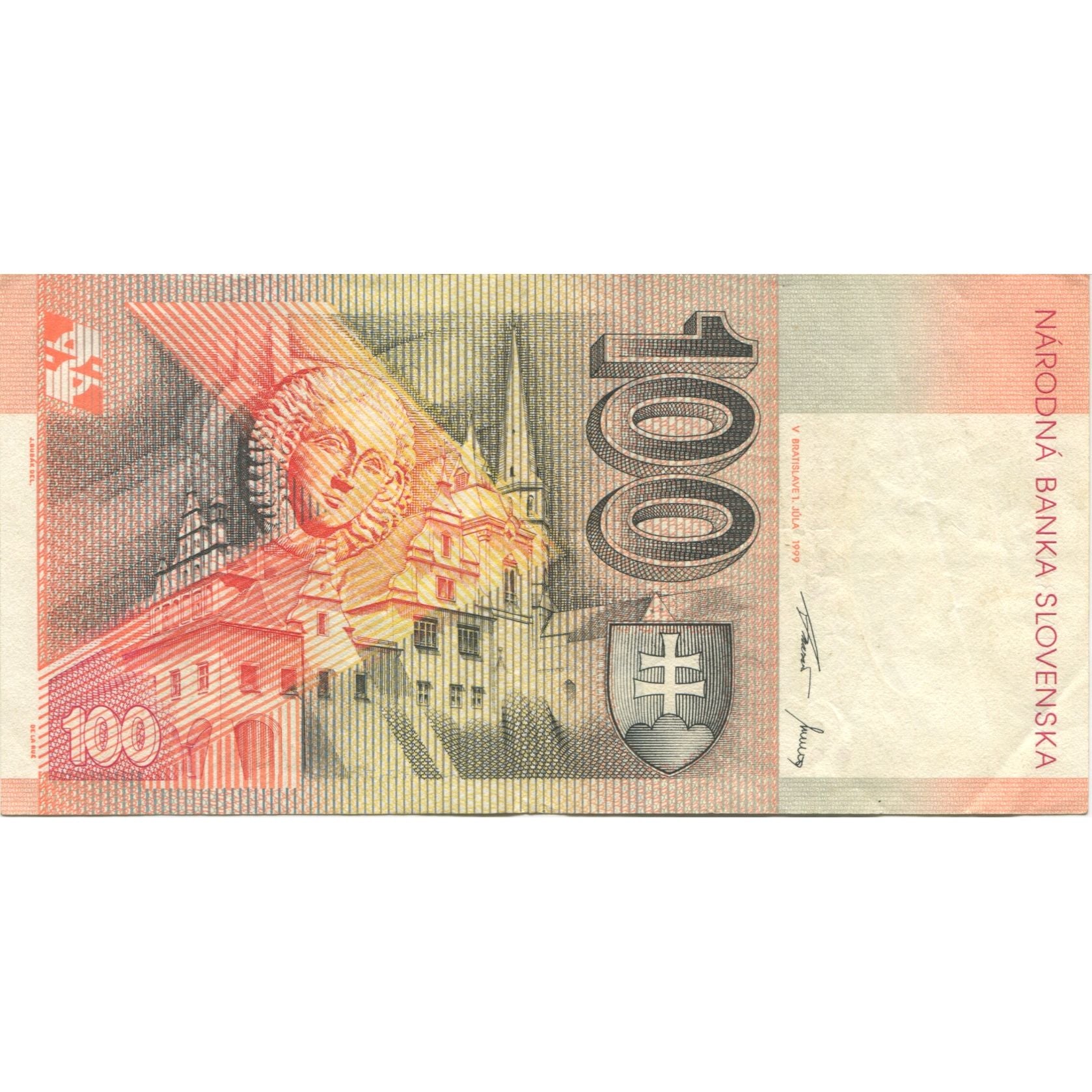 Banknote, Slovakia, 100 Korun, 1999, 1999-07-01, KM:25c, AU(55-58)