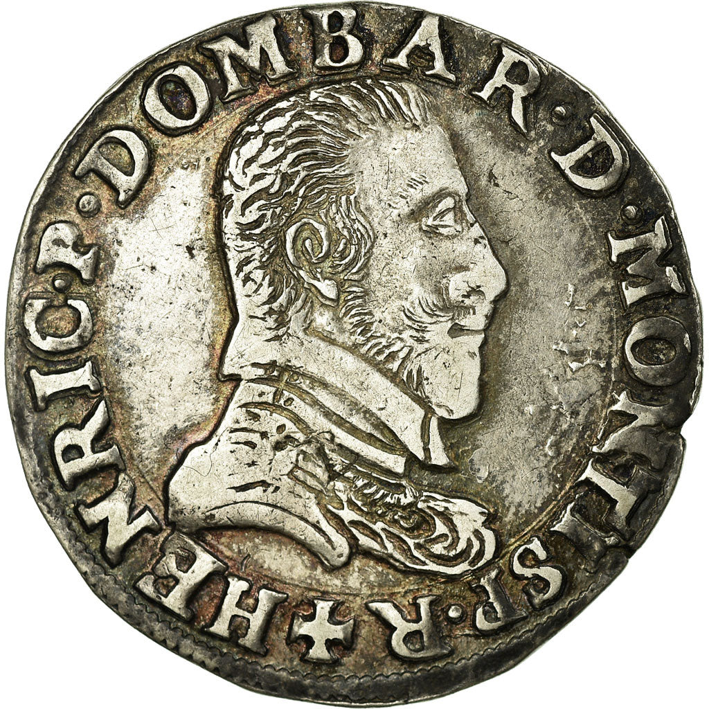 Coin, FRENCH STATES, DOMBES, Henri II de Montpensier, Teston, Teston, 1604