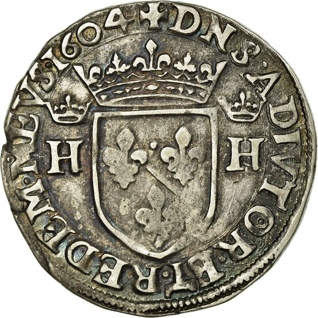 Coin, FRENCH STATES, DOMBES, Henri II de Montpensier, Teston, Teston, 1604