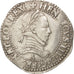Henri III, Franc au Col Plat, 1586, Paris, BB+, Argento, Sombart:4714