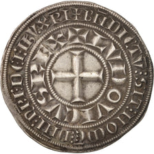 Louis IX, Gros Tournois with a star, AU(50-53), Silver, Duplessy:190E