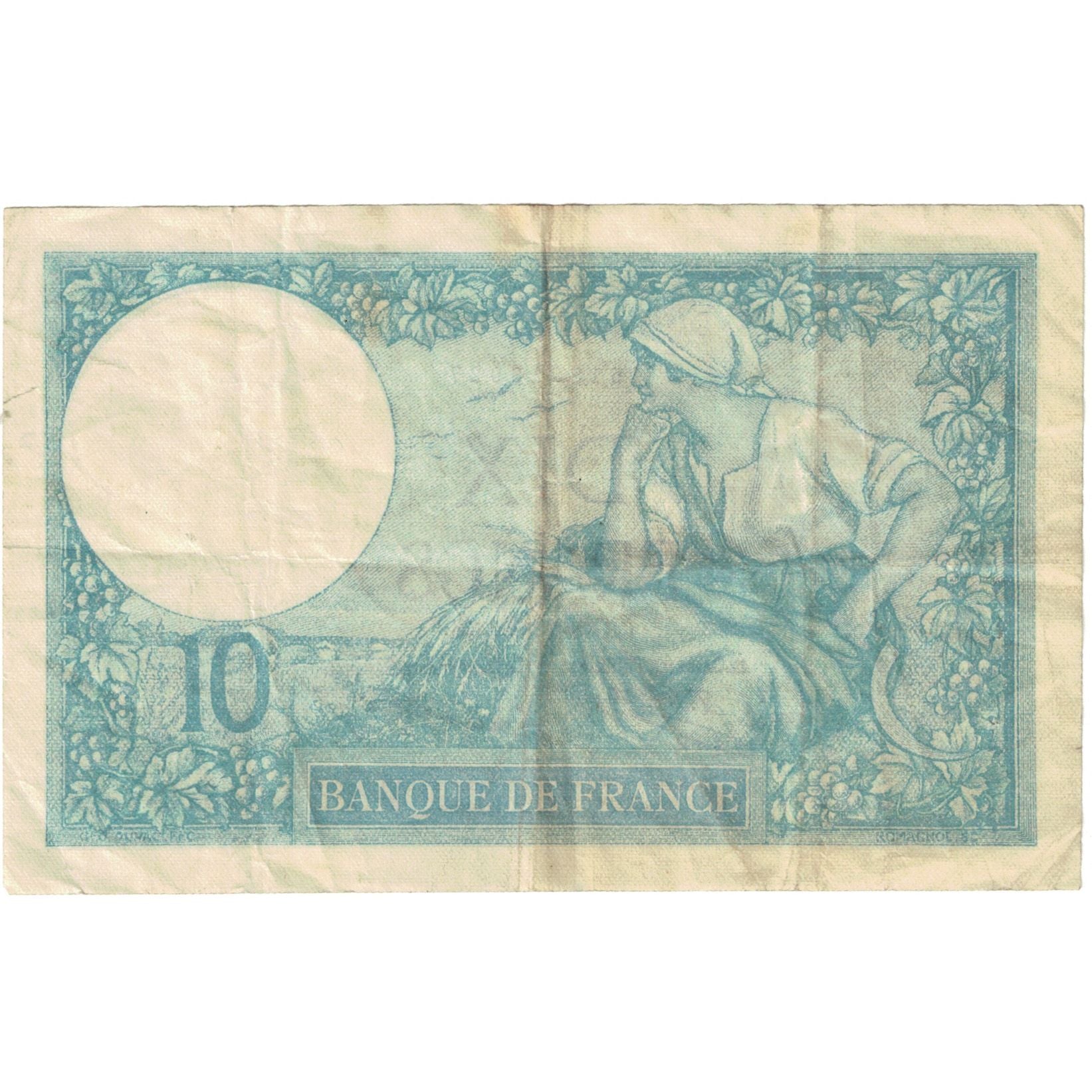 França, 10 Francs, Minerve, 1932, T.64529, VF(30-35), Fayette:6.16, KM:84