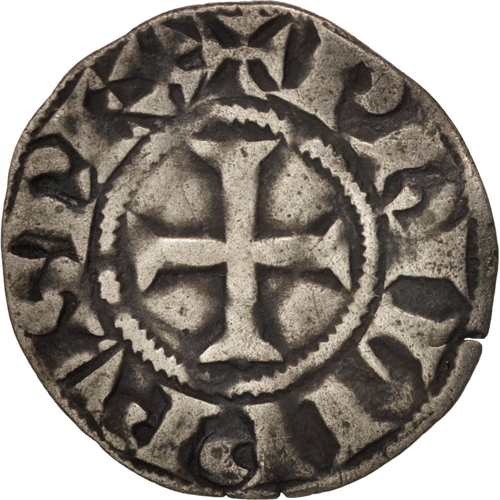 Francia, Philippe IV, Denier Tournois à l'O rond , BB, Biglione,Duplessy:223