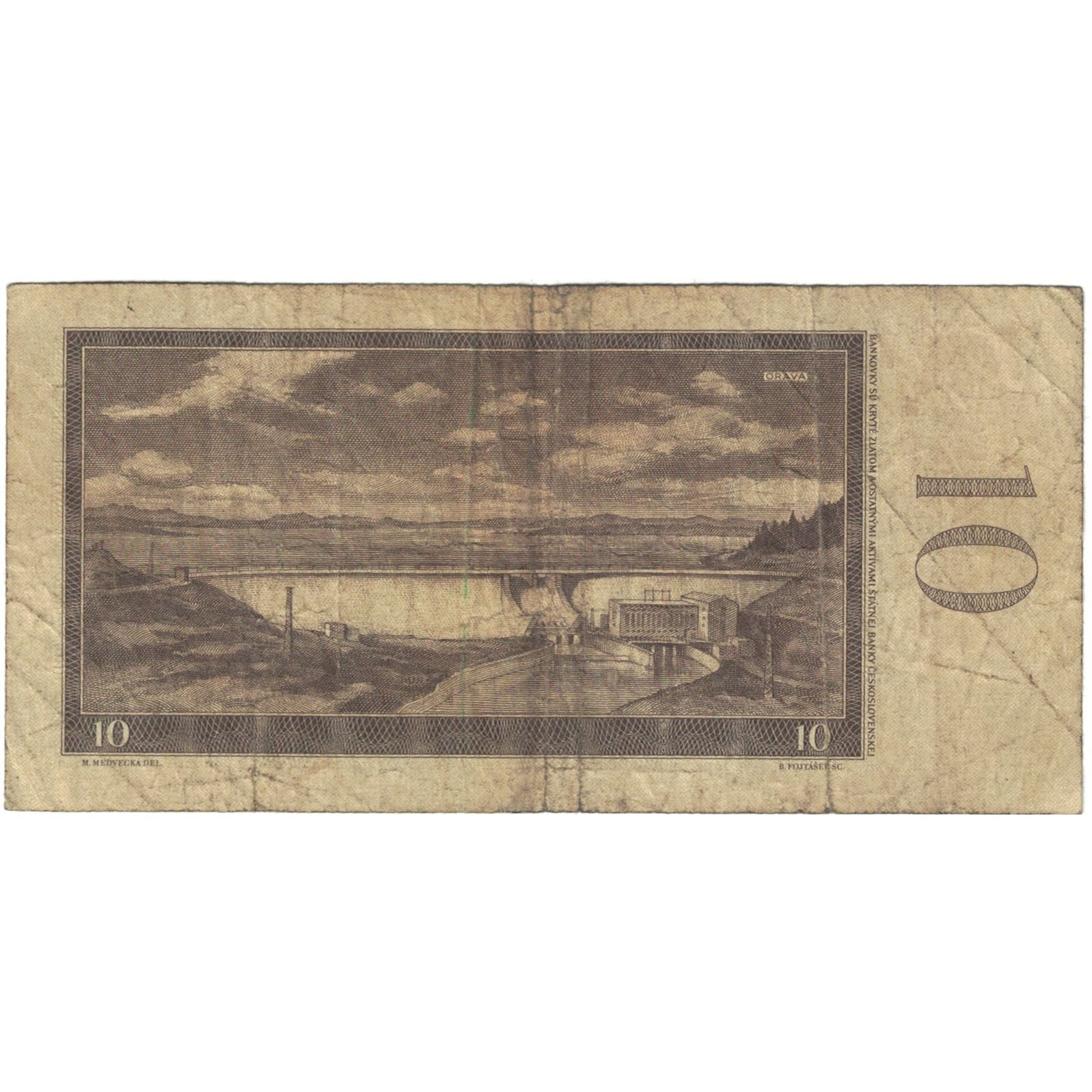 Banknote, Czechoslovakia, 10 Korun, 1960, KM:88a, VG(8-10)